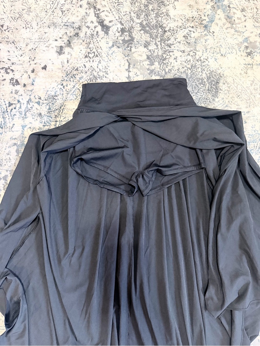 HALARA Breezeful High waisted Black Maxi Skirt Sz M Built In Shorts Center Split - Picture 4 of 10